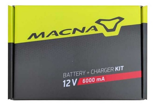 Macna Batteria con Caricatore Giacca Pantaloni 12v 6000 MahKIT BATTERIA 12V 6A K-KIT-BAT-12V-6 0A COD 1658078