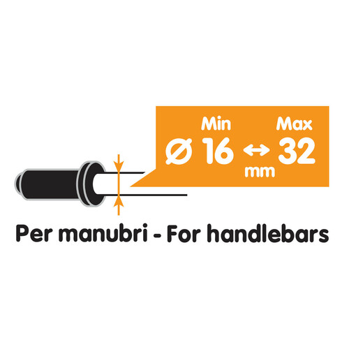 90452-Opti Handle attacco fisso per manubrio - immagine 13