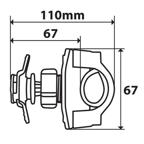 90452-Opti Handle attacco fisso per manubrio - immagine 15