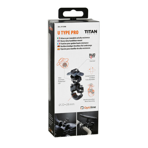 91598 Titan U Type Pro supporto con attacco per manubrio ad alta resistenza - immagine 8
